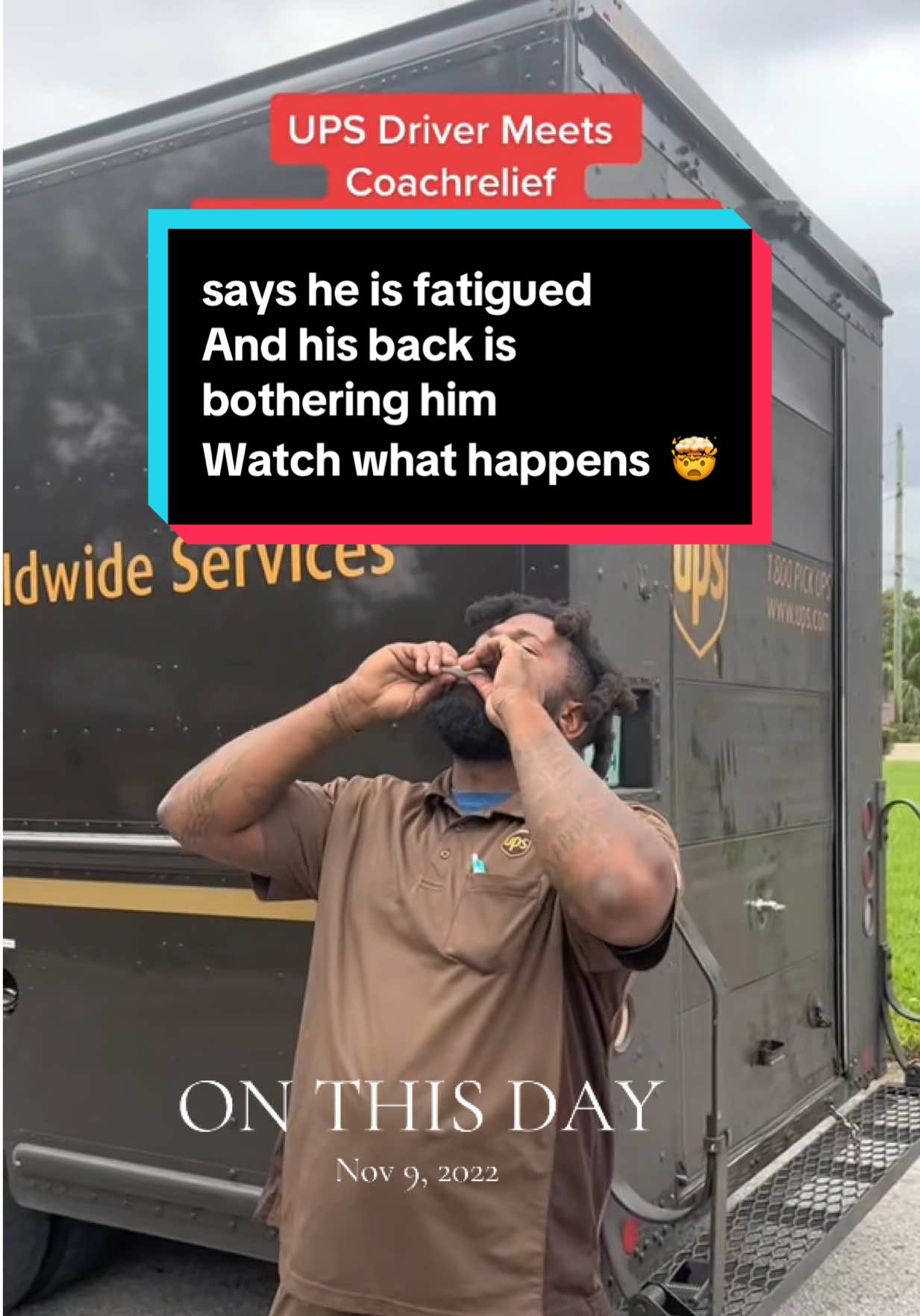 #onthisday #stress #LIVE #nutritiontips #upsdriver helping this UPS DRIVER to find a natural energy and relief 😮‍💨 in one single Snap 