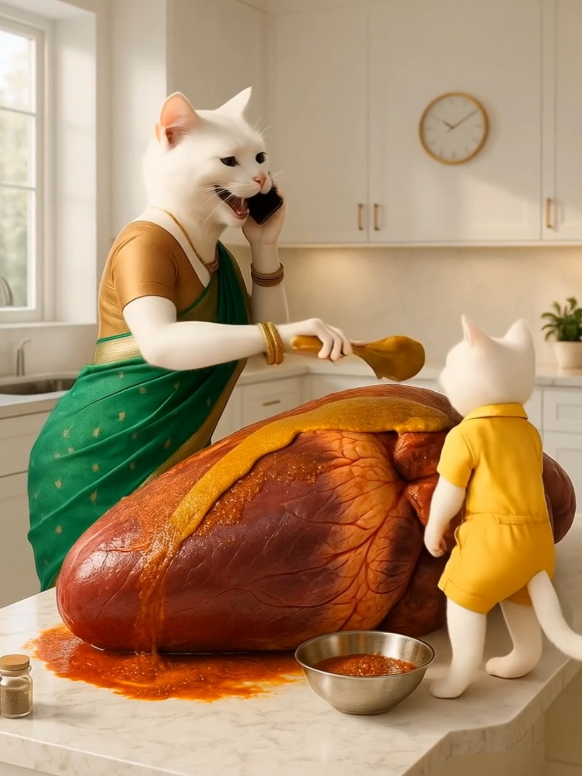 Carelessness during Work turns happiness into lifetime ending #funny #cat #aicat #unitedstates #animation 