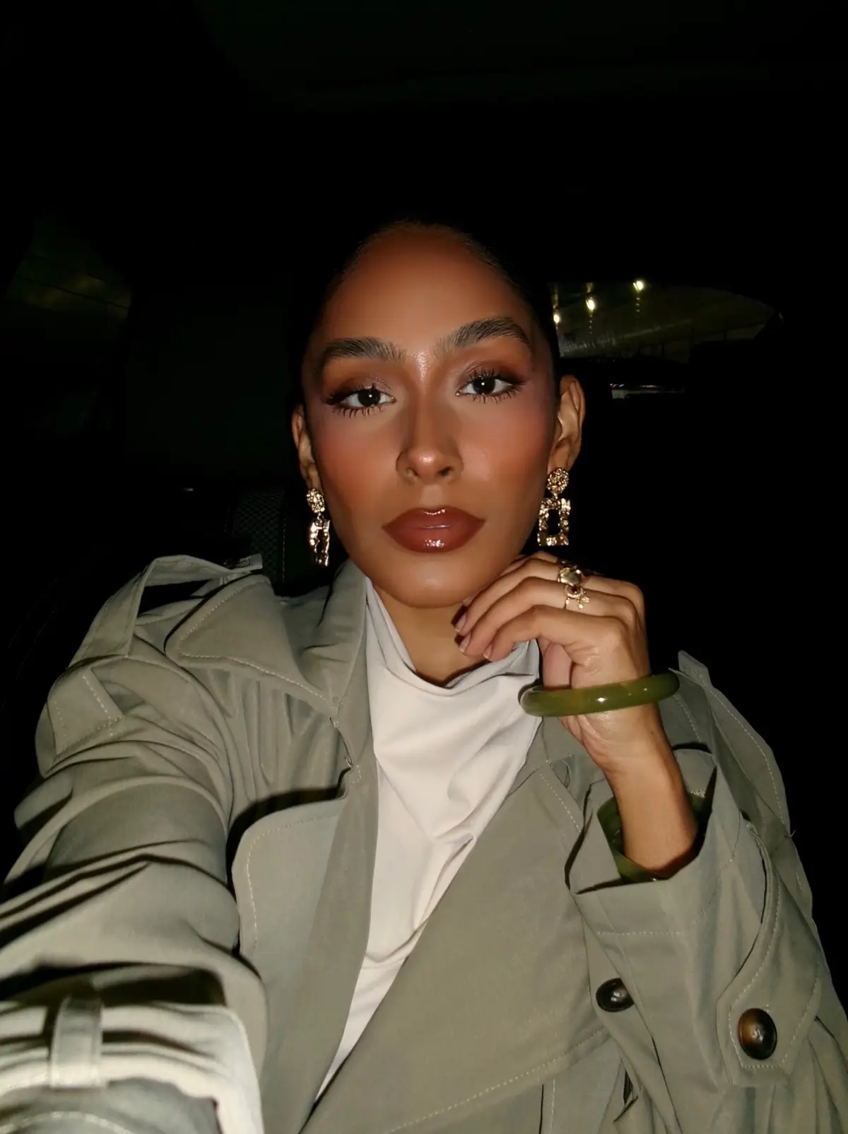 Fall makeup look 😍 #fallmakeup #fallfashion #browngirls #microinfluencer #fallinspo 