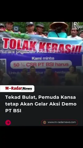 Agenda demo PT BSI itu tetap akan digelar sesuai jadwal yakni pada Senin, 10 November 2025 di pintu masuk Site PT BSI di Desa Sumberagung, Kecamatan Pesanggaran. baca selengkapnya di www.m-radarnews.com