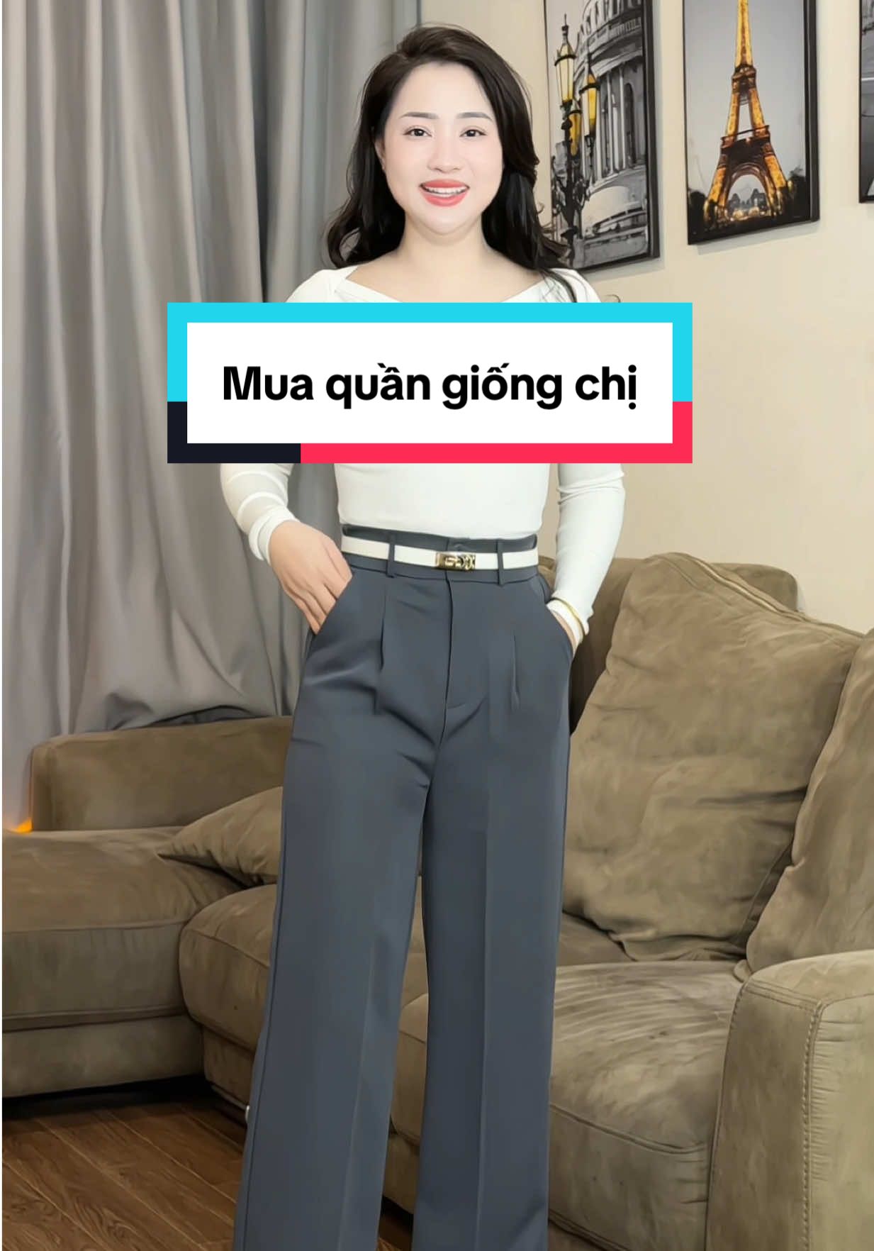 Mua quần giống chị #quansuongnu #quancongso #quanongrong  #trannhatlinh #linhlonglanh 