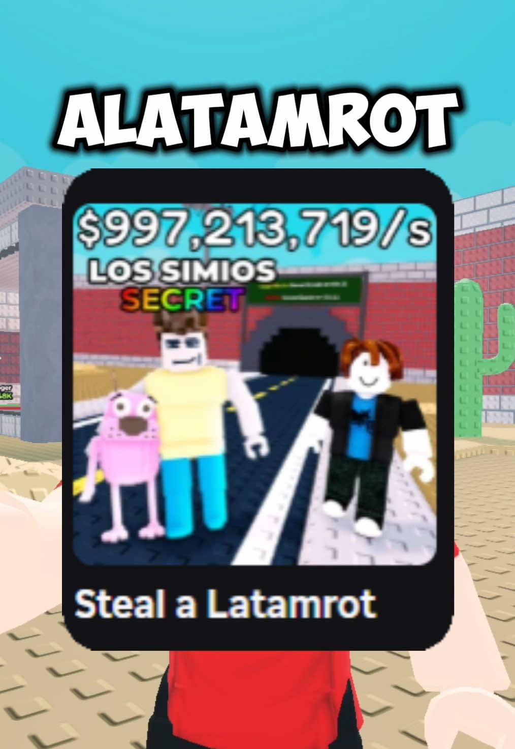 STEAL a Latamrot 😹 #robloxlatam #stealabrainot #robarunbrainort #robloxfy 