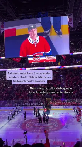 This is such a beautiful moment #hockeyfightscancer #lehockeypourvaincrelecancer 