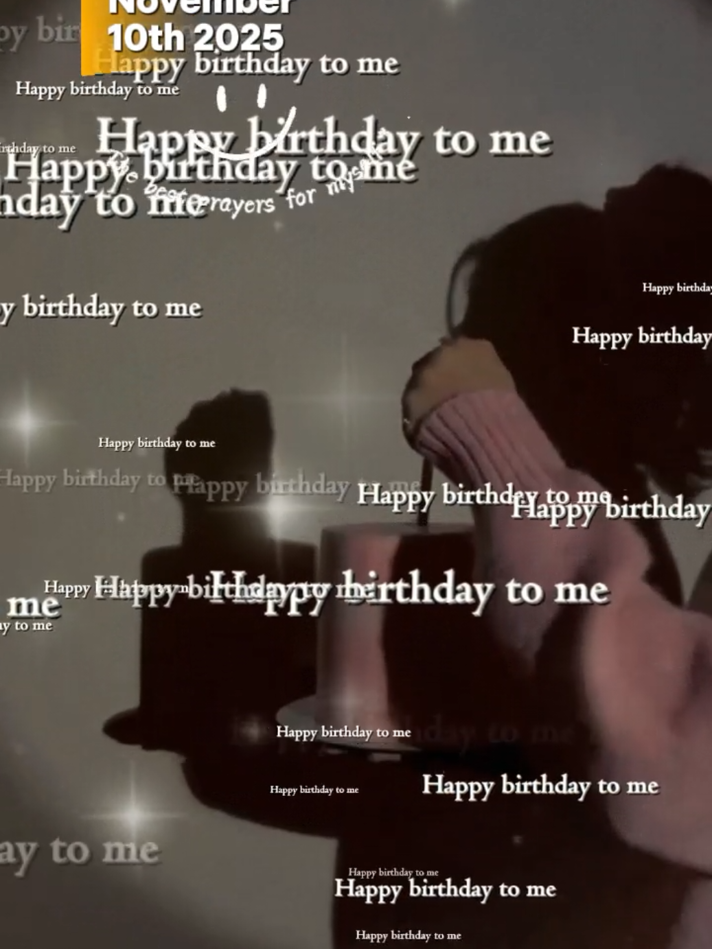 Hbd to me 🎂🥰 [ November 10th ]  #CapCut #happybirthday #happybirthdaytome #capcutpioneer #pioneertemplate 