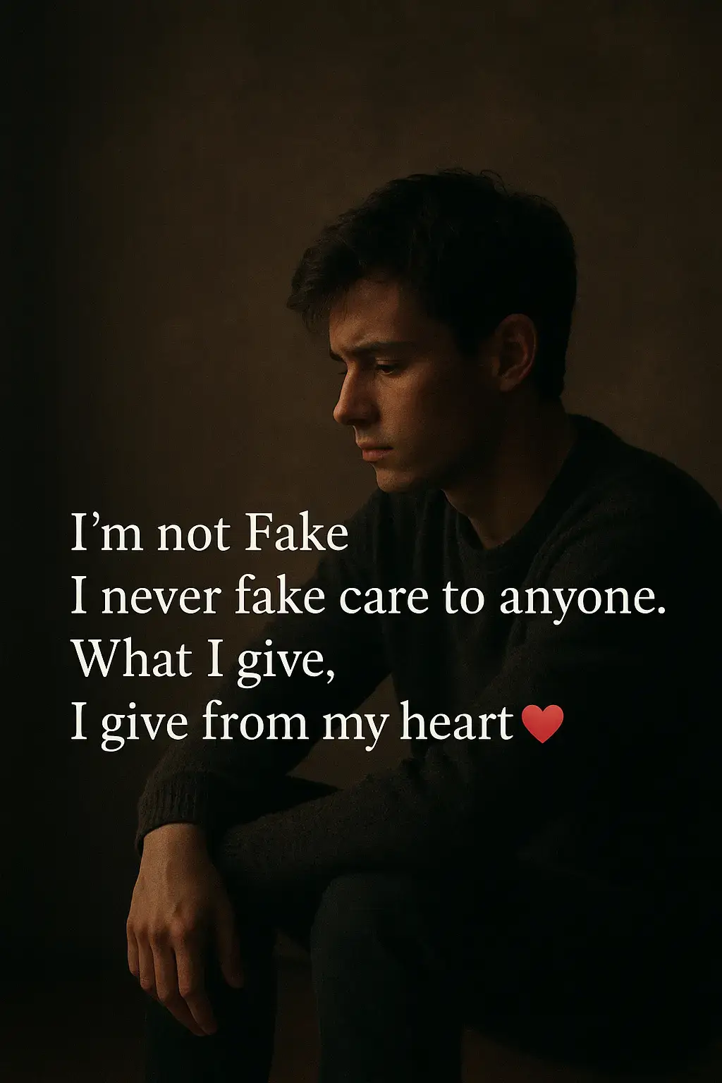 #RealHeart ❤️ #NotFake #TrueFeelings #EmotionalPost #AloneBoy #HeartfeltWords #HonestVibes #DeepThoughts #SadMood #LifeQuotes #MotivationalLines #LoveFromHeart
