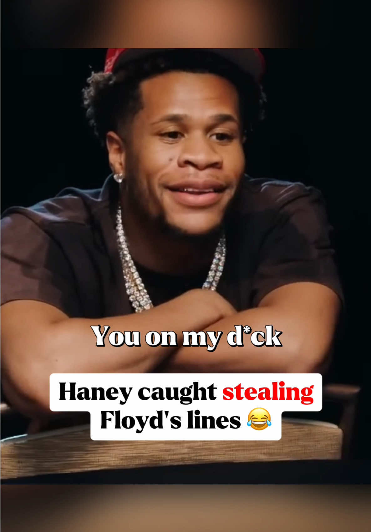Brian Norman caught Devin Haney using Floyd Mayweather lines 😭 #devinhaney #floydmayweather #boxing 