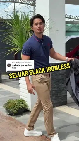 Replying to @Mierul yang ni senang nk jaga ironless bang #seluarslack #seluarmurah #seluarviral 