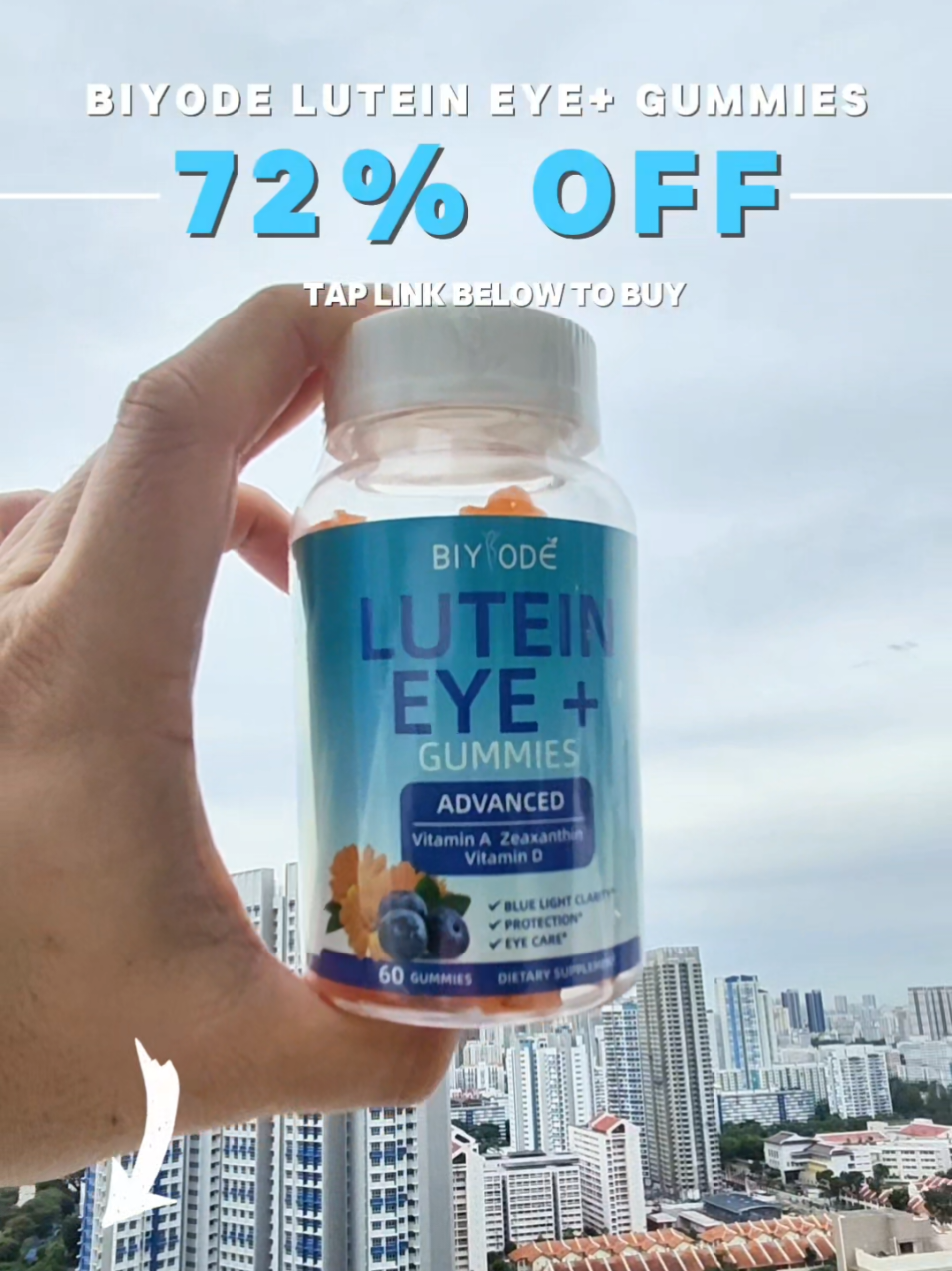BIYODE Lutein Eye+ flash sale #createtowin #tiktokshopsg #tiktokshopsgsale #lutein #eyehealth