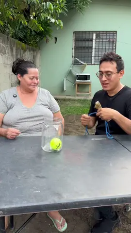 Saca la pelota con la cuerda #retos #bayruca