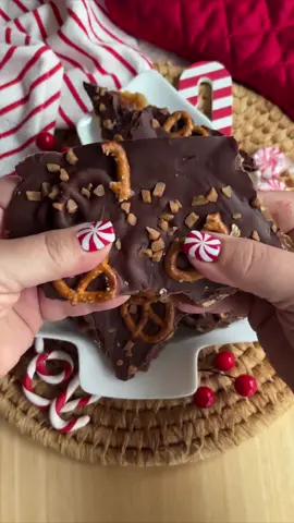 4-Ingredient Pretzel Toffee ✨ Stop what you’re doing and make this pretzel toffee ASAP! Sweet and salty caramel goodness + rich chocolate = pure magic. ✨ Comment “recipe” and I’ll send you the recipe or find it here https://homemadeheather.com/the-best-pretzel-toffee-recipe/ Be sure to follow along for more fun food ideas! ⛄️❤️🎉 Ingredients you’ll need: * 1 cup salted butter * 1 cup brown sugar * 6 ounces pretzel sticks * 12 oz semi-sweet chocolate chips * 1 tsp Skor bits, optional Instructions: 1. Preheat the oven to 350 degrees F. 2. Line a baking pan with parchment or wax paper. 3. Place pretzels on the sheet in a single layer. 4. Combine butter and brown sugar in a small saucepan over medium heat.  5. Heat and stir until mixture comes to a boil. 6. Pour over the pretzels and place in the oven to cook for 10 minutes. 7. Remove from the oven and immediately sprinkle chocolate chips over the hot toffee. 8. Spread the melted chocolate over the whole thing with the back of a spoon. 9. Top with more broken pretzels and Skor bits, if desired. 10. Allow the pan to cool to room temperature before placing it in the fridge to set. 11. After about an hour, remove cookie sheet from the fridge and break the pretzel toffee bark into bite-sized pieces.  #pretzeltoffee #toffeerecipe #funfood #homemadeheather