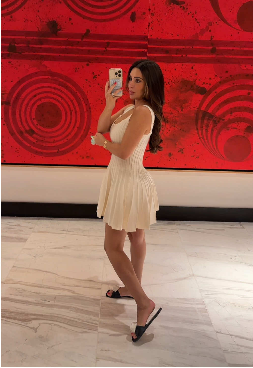 Nothing like a fresh blowout 🌹 [dress linked on my LTK in bio and only $40] #blowout #hairstyle #naturalhair #naturalhairtiktok #healthyhair 