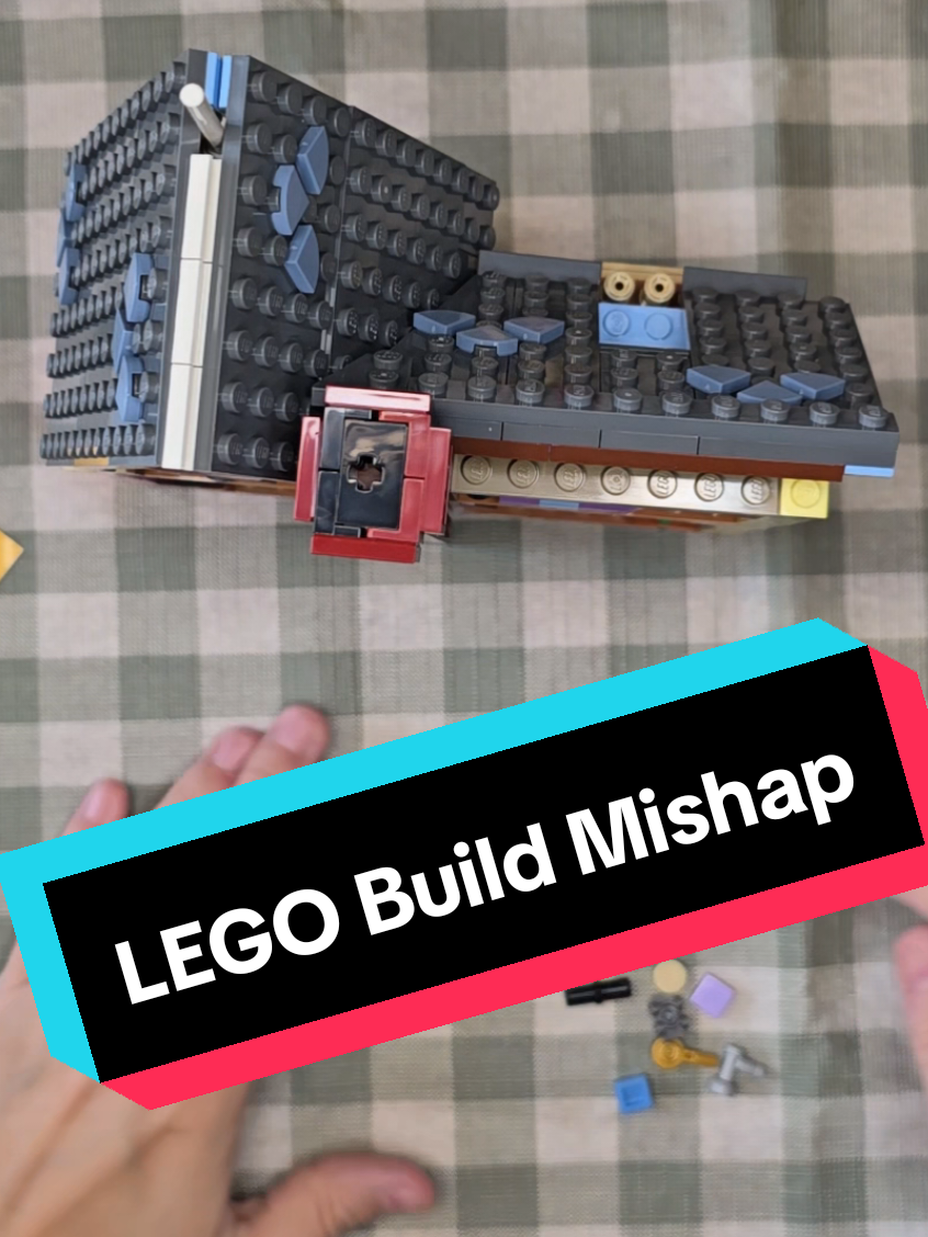 LEGO build mishap.. does this happen to anyone else atleast once during a build or is it just me? 😬  #LEGO #Legobuild #Legotiktok #legotok #afol 