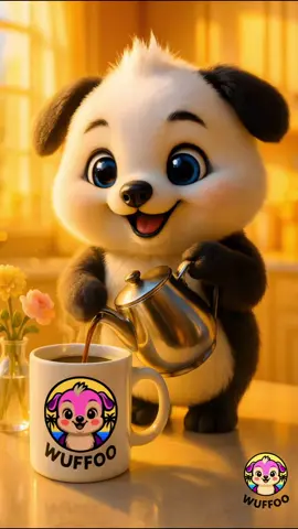 Good morning coffee from Wuffoo PART 4 Poppi Now you can buy your own Wuffoo cup in our store: https://www.zazzle.com/store/wuffoo_official #wuffoo #poppi #goodmorning #coffee #store 