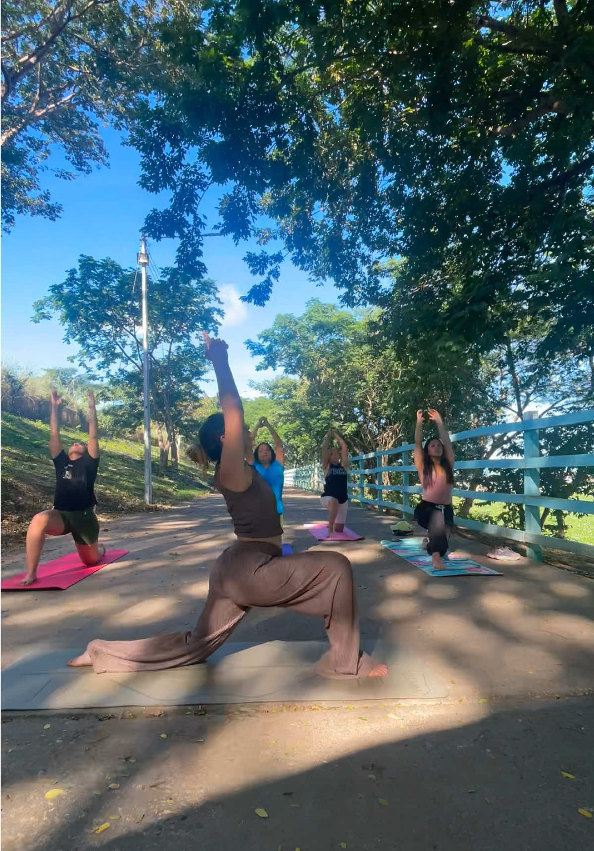 Así se siente hacer yoga los domingos en la mañana 💚🍃 #libertad #lugarfeliz #paz #yogaencalabozo #yoga 