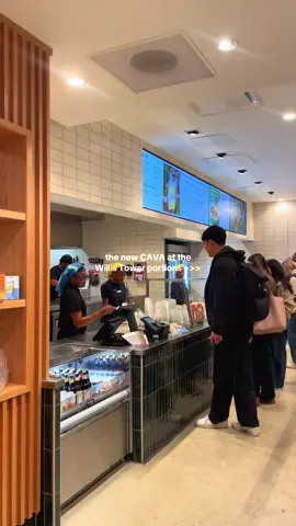 Portions were HUGEE  #cava #chicago #food #searstower #jhk_eats 