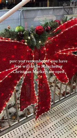 This is your reminder that the Manchester Christmas Markets are open! If you’re looking for good food, good drinks, games, ice skating , etc, go!  #manchester #christmas #uklife #pov #christmasmarket  