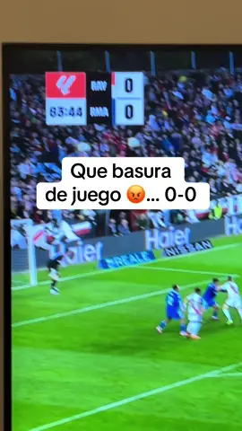 0-0 😰… QUE PARTIDO LAMENTABLE DEL MADRID 🥹