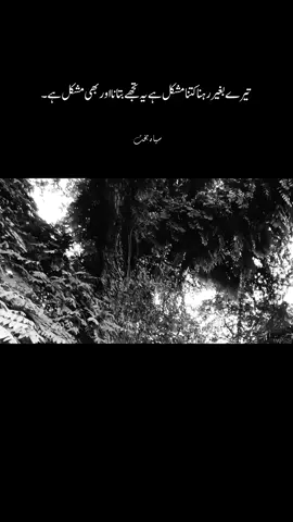 تیرے بغیر رہنا کتنا مشکل ہے یہ تجھے بتانا اور بھی مشکل ہے۔ #fyp #foryou #foryoupage 