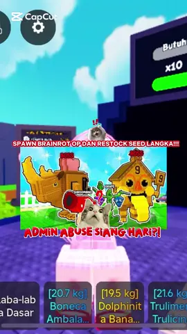 ADMIN ABUSE SIANG?! yap kalian ga peru begadang karna sdmin abuse pvb bakal ada di jam 12 siang wib di tanggal 10 november guys, jangan sampe ketinggalan ya #plantsvsbrainrot #adminabuse #pvb #update #plantsvsbrainrot 