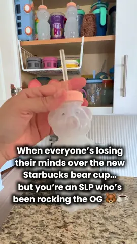 When you’ve been about that bear life since before it went viral 🐻☕️ 😂 #Starbucks #Viral 