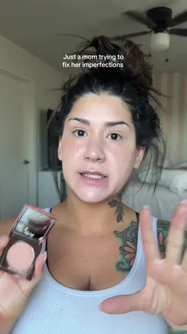 IM HONESTLY JUST MAD THAT I DIDNT TRY THIS SOONER. 😐🤯 WHAT KIND OF MAKEUP ERASER MAGIC IS THIS?! 🪄 🤭 Well, safe to say I’ve finally found a product that will be a QUICK and easy fix for the moments i want to step out of the house without putting on a full face of makeup. Quick 2 mile run this morning and instead of walking out with dark circles under my eyes and my sun spot insecurities showing, I was able to pat this on quickly and run out the door. BAM.  Just a tired mom feeling a tiny bit more confident. Thank you @tarte cosmetics @Maureen Kelly 💜  I picked up the brush and concealer at the @sephora sale but its definitely cheaper to get them both on @TikTok Shop 🇺🇸 🥳 GRAB IT & THANK ME LATER 🤍  #tiktokshopbeauty #makeup #eyebags #tiktokshopmakeup 