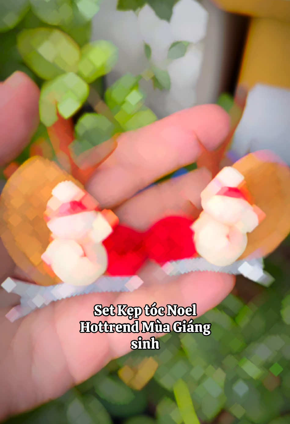 Set Kẹp tóc Noel hottrend mùa Giáng Sinh #keptoc #keptocxinh #keptocdep #xuhuong #noel 