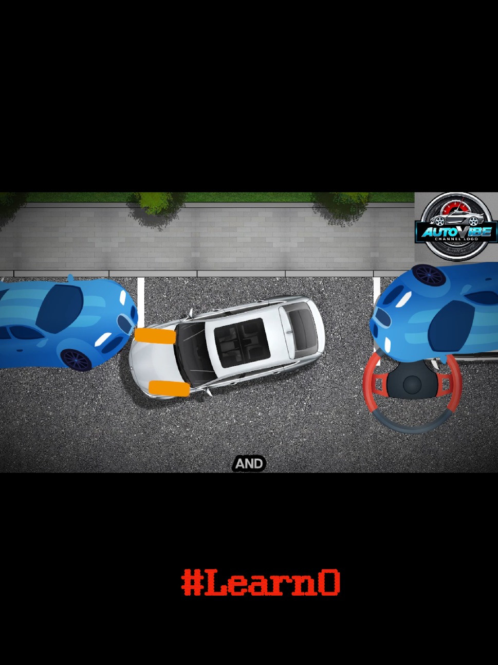 Parallel Space Parking Exit Full Tutorial  #cartok #driving #vehicle #auto #LearnOnTikTok 