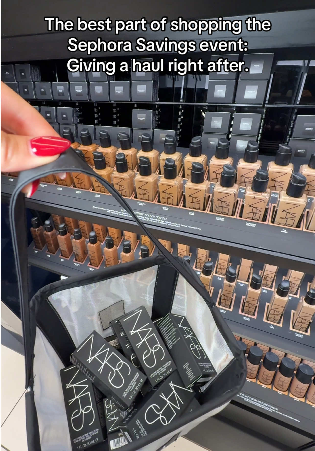 Are you adding NARS to the bag? 🛍️ The @sephora Savings Event ends tomorrow. Rouge 20% off VIB 15% off Insider 10% off Code: EVERYTHING