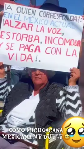 #michoacan#abuelitas #mexico#protesta #parati