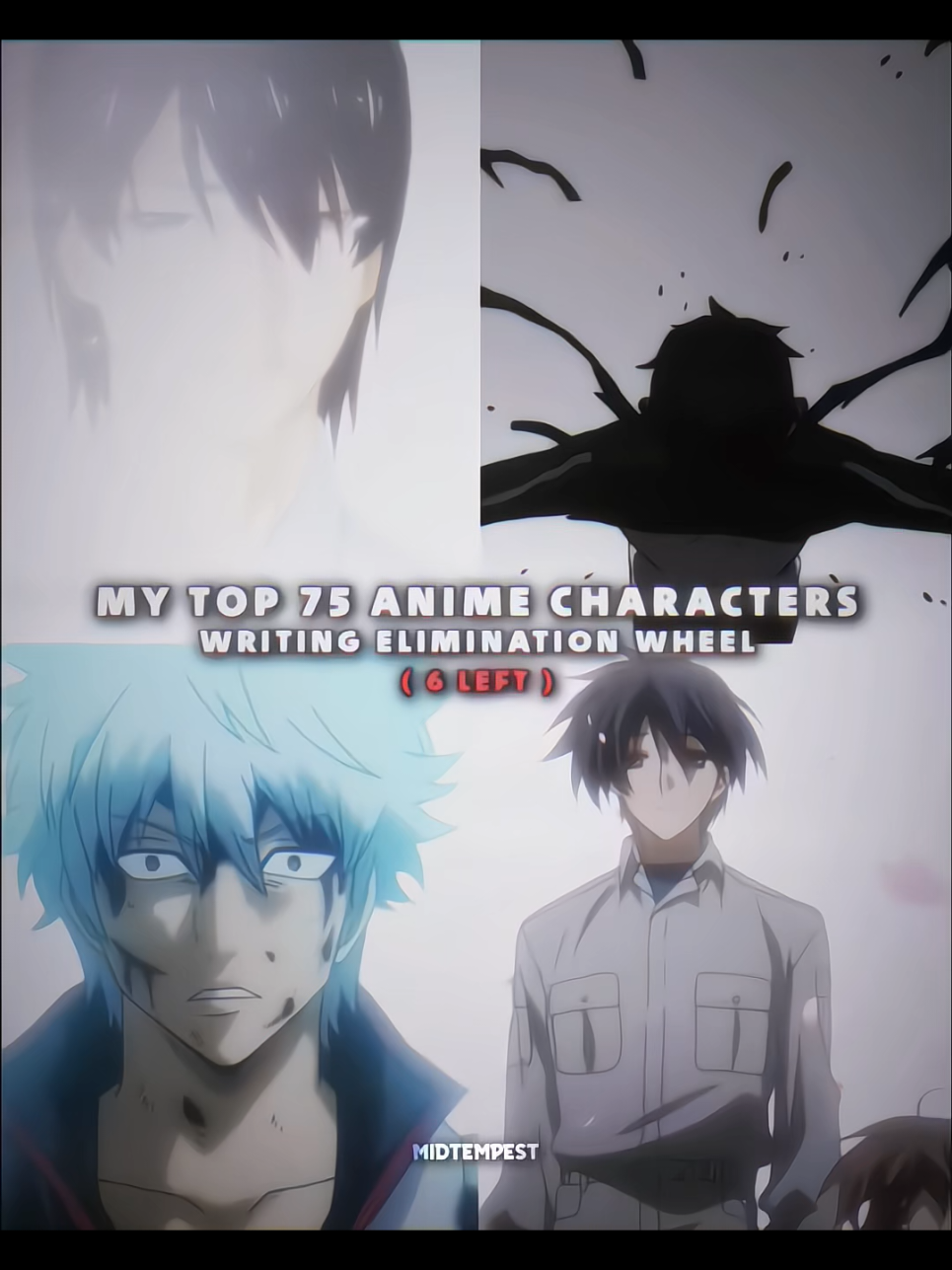 Top 75 Anime Characters Elimination Wheel | PT 70 | #araragikoyomi  vs #subarunatsuki #monogatari  #rezero #fyp 