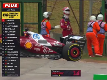 poor Charles in brazilian gp 2025😭😭😭😭 #charlesleclerc #saopaulo #fyp #f1 #scuderiaferrari 