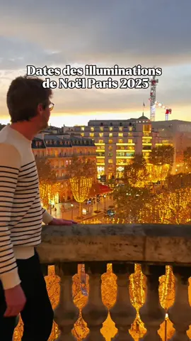 Les illuminations de Noël à Paris commencent cette semaine ! ✨ 12 nov – Galeries Lafayette ✨ 15 nov – Jardin des Tuileries ✨ 16 nov – Champs-Élysées ✨ 18 nov – Avenue Montaigne ✨ 19 nov – Place Vendôme ✨ 22 nov – Rue Saint-Honoré ✨ 25 nov – Notre-Dame