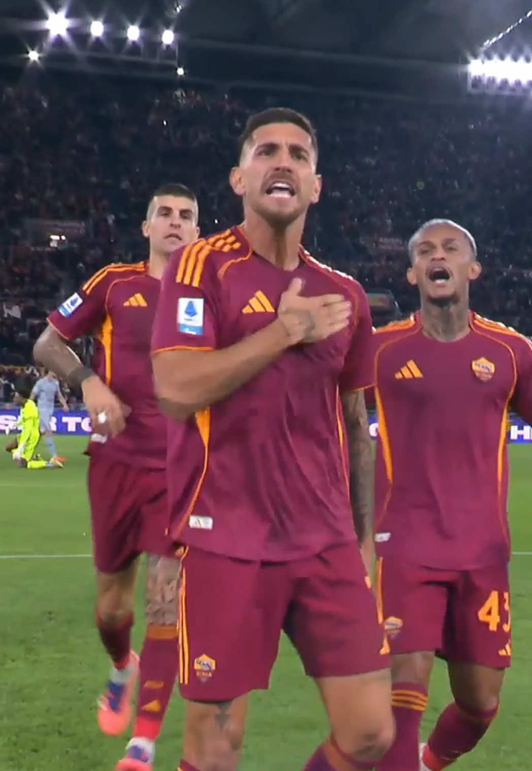 Tutta la passione di Pellegrini 🐺💛❤️ #SerieA #SerieAEnilive #RomaUdinese #TikTokFootball #FootballEdit 