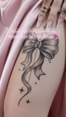 Ready for Some Bow-tiful Henna Inspo? 😍 Which Look Is Your Favorite?