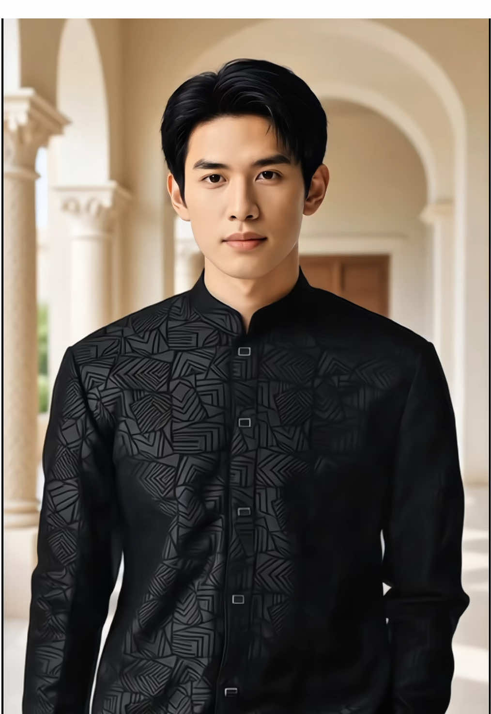 Motif embos-nya elegan banget, ngasih kesan rapi tanpa perlu banyak usaha #koko #kokosultan #kemejakoko #kokoembos #kokopremium 