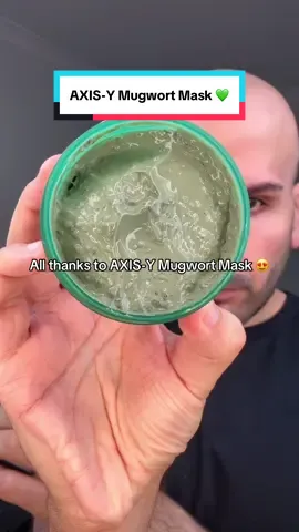 Large pores? A thing of the past thanks to @AXIS-Y Mugwort Pore Clarifying Wash Off Mask 😍 ad #axisy #koreanskincare #axisymugwortmask #glassskin #largepores 