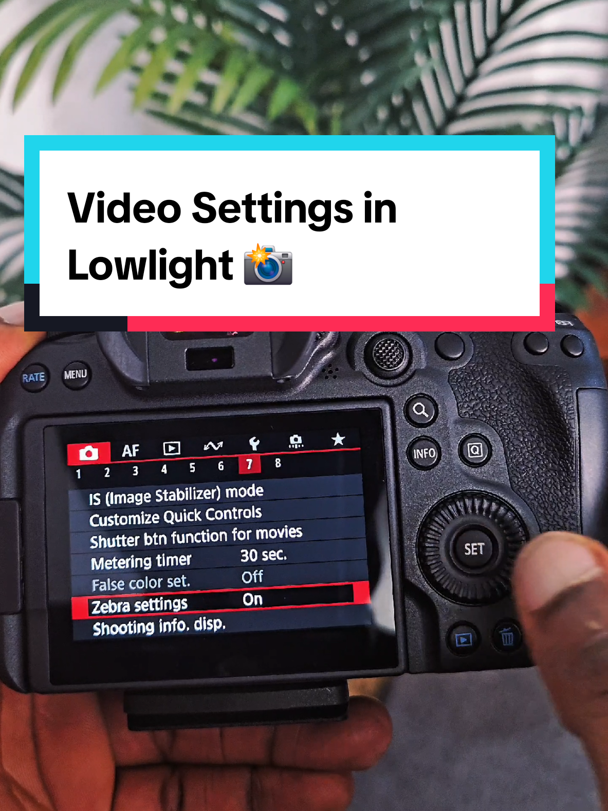 Struggling with grainy lowlight shots? Try these settings  your videos will thank you later! 🎥✨ #CameraSettings #LowLightVideo #FilmmakingTips #ContentCreator #VideographyHacks
