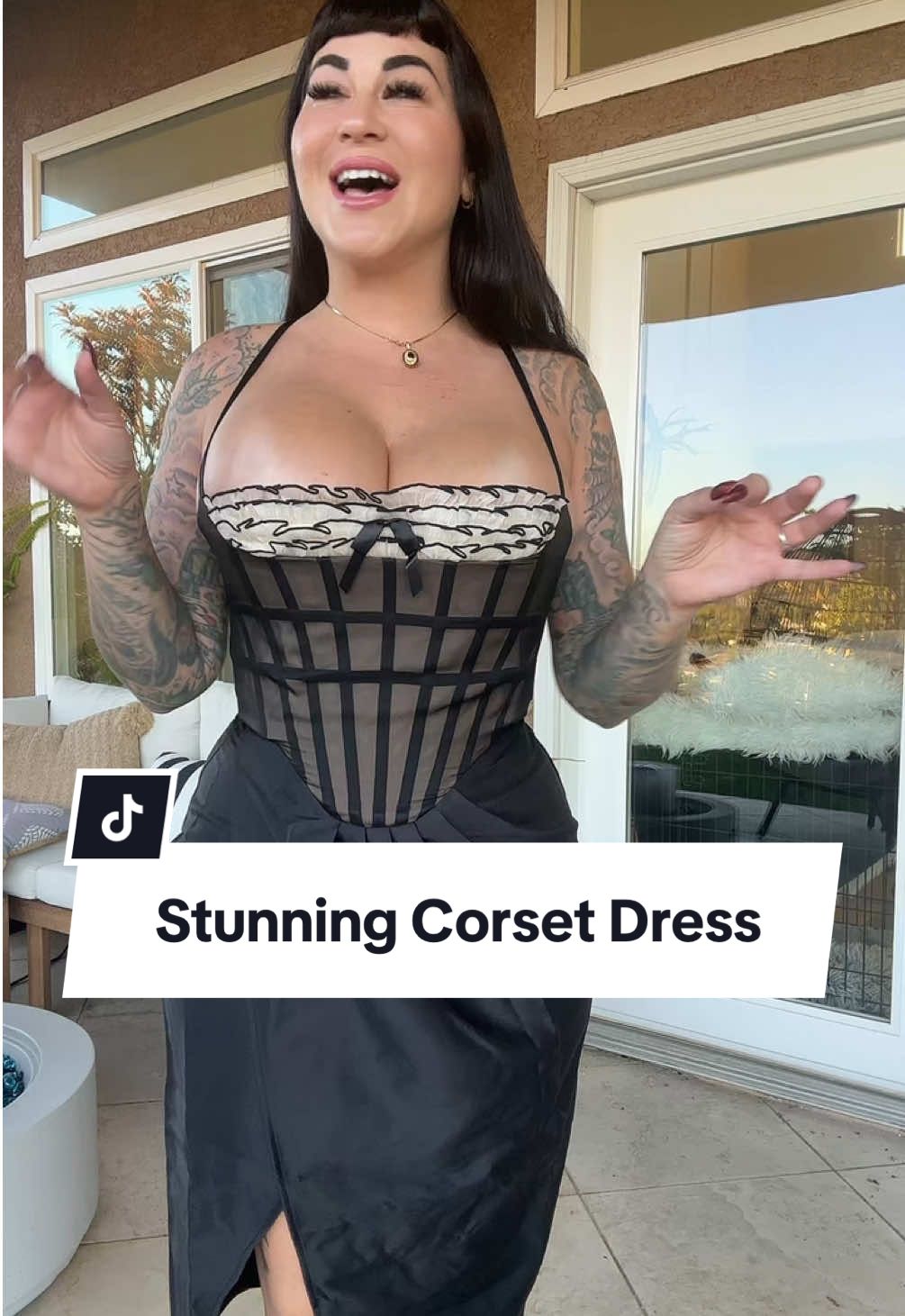 The prettiest corset dress ever @LuminaVenus  #corsetdress #lacedress #tiktokshopcybermonday #tiktokshopblackfriday #luminavenus 