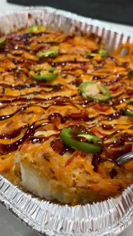 Shrimp sushi bake 🍤🍚🙂‍↕️ #azsushibakes #sushibake #aztiktok #buckeyeaz #fyppppppppppppppppppppppp 