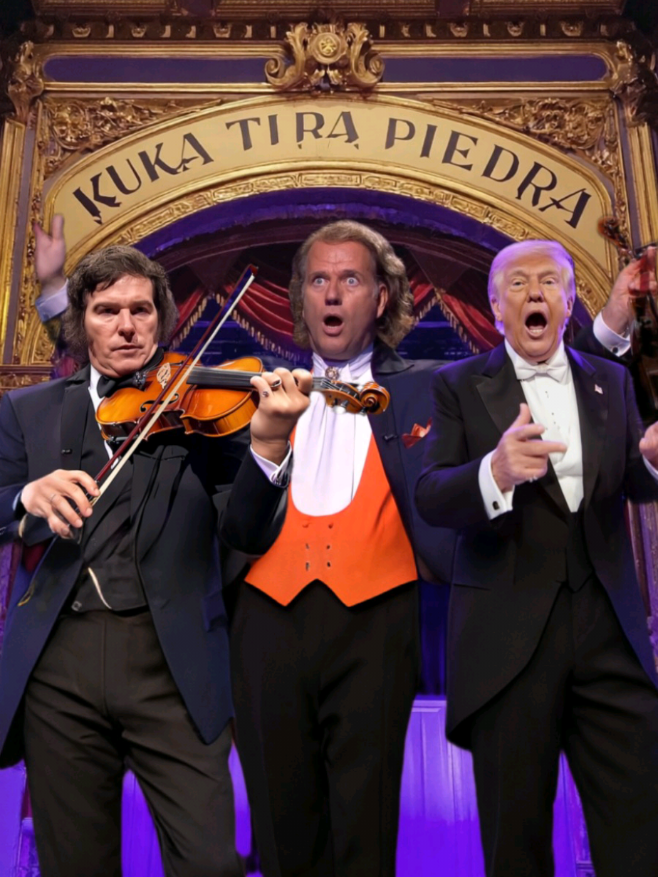 La Odisea del Kuka – Acto N°1: Kuka tira piedra #opera #musicaclasica  #milei  #andrerieu  #donaldtrump 