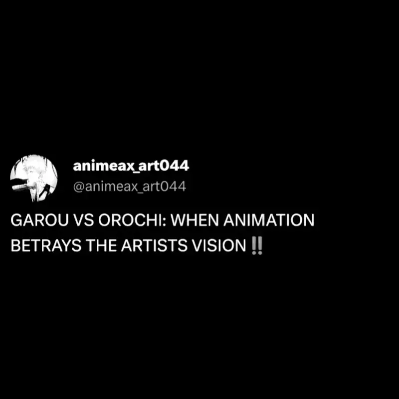 The explosive scene between Garou and Orochi in One Punch Man should have been a visual masterpiece. Yet, according to one of the fight's key animators, the art direction and compositing didn't live up to his vision. This statement raises a burning question: how could such a highly anticipated work miss the mark at such a crucial moment ⁉️#fypage  #pourtoi#videoviral#anime#onepunchman 