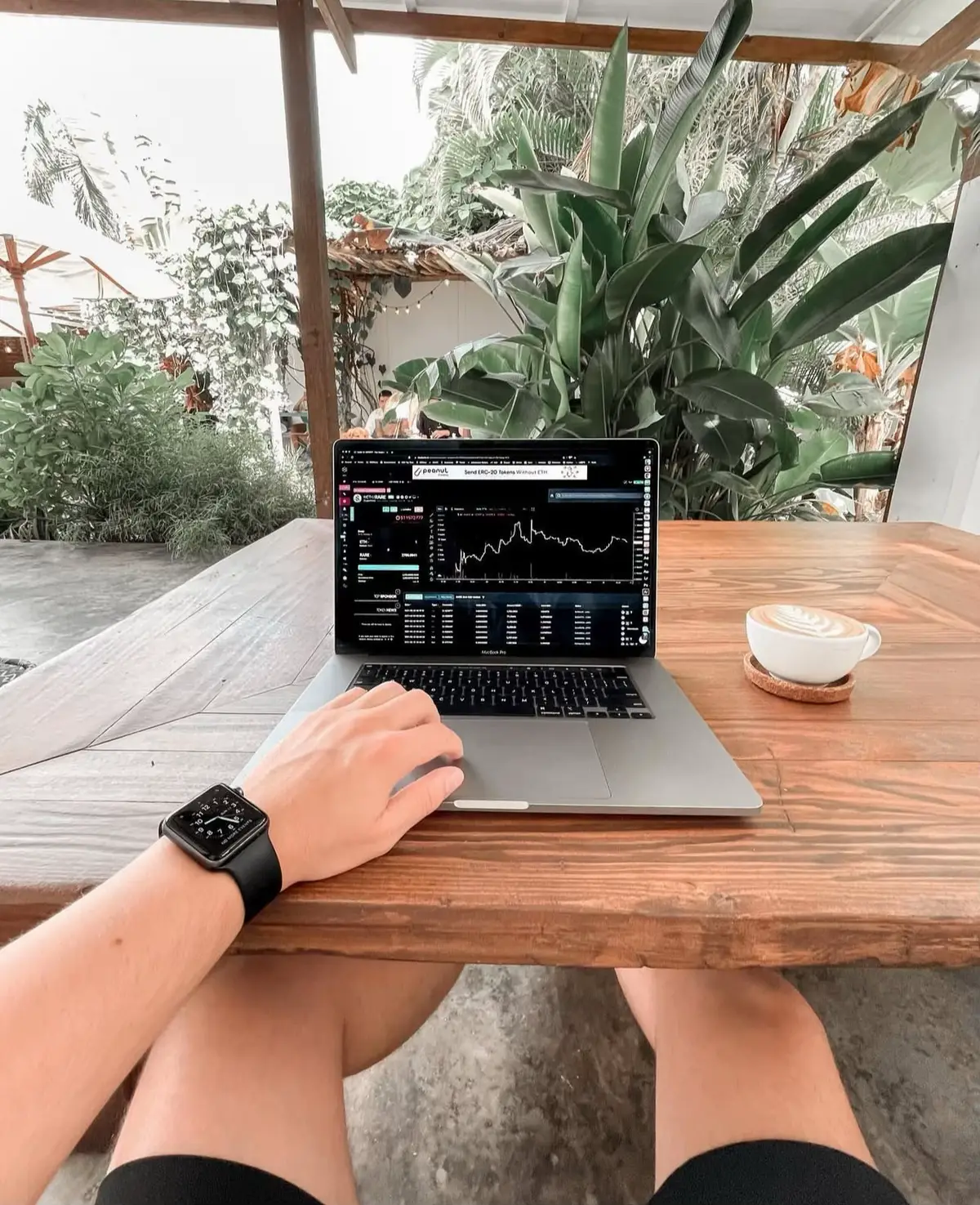 Views from this mornings office 💯  Anybody been into crypto lately? I know l've shared my interest in the NFT space over the course of this year, still heavily into that. I also just bought a bunch of $RARE token after it launched this week. If you're into crypto, what are you looking at? . . . . #cryptor #forex #trading 