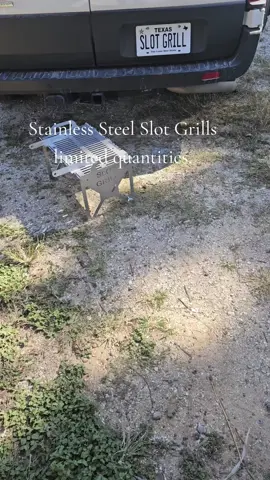 Slot Grill - Stainless Steel are here! I have limited quantities of these on hand. #SlotGrill #fyp #MadeInUSA #StainlessSteel 