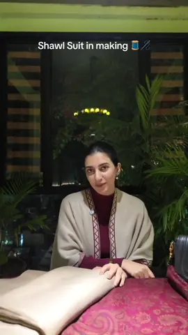 Shawl Suit in making 🧵🪡