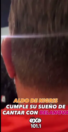 El más emocionado por cumplir uno de sus sueños 🥺🤍🤍@Aldo T De Nigris 