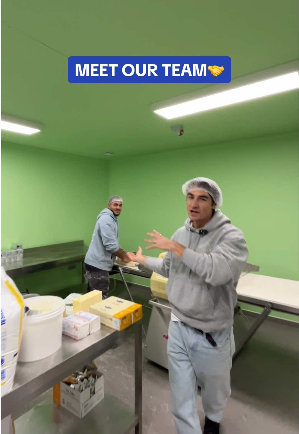 Meet the legends who keep the rolls rolling #cinnamonroll #warehouse #bakery #team #fyp  