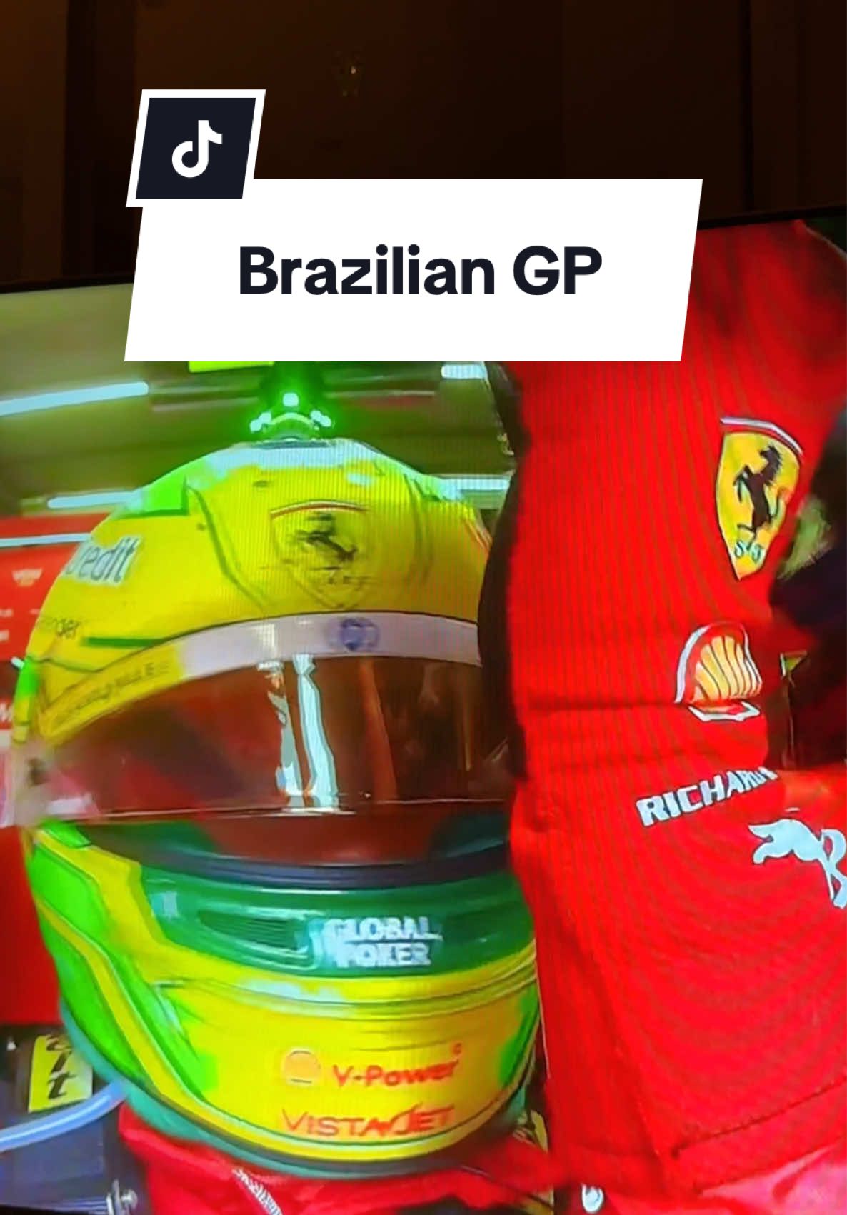 Lewis Hamilton deserves better than this 😭 Both Ferraris DNF for the Brazilian GP 💔🏁 #braziliangrandprix #ferrarif1 #lewishamilton #f1tiktok #f1  @Formula 1 @ferrari @Lewis Hamilton 
