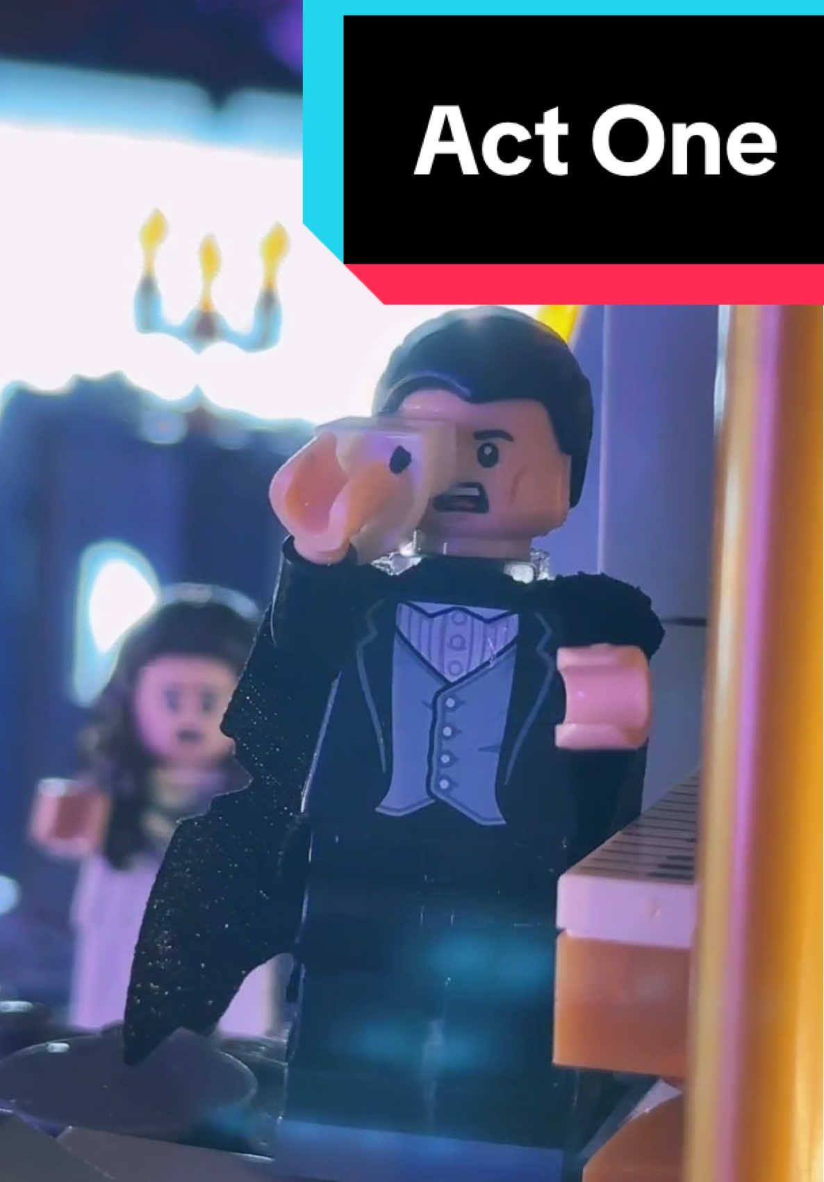 LEGO Phantom of the Opera — Act One 🎭👻 Here’s the full cut from the debut performance of LEGO Phantom of the Opera, which I live-streamed Friday night on #TikTokLIVE. This shortened, minifigure-scale version of the show uses edited audio from ‘The Phantom of the Opera at the Royal Albert Hall’ and ‘LEGO Star Wars: The Complete Saga.’ 🎮 This show has been a passion project for me and, despite a few opening night hiccups, I’m very proud of how it turned out. I can’t wait to do Phantom (and other musicals?) again.  🎭 Lmk in the comments what musicals I should recreate next, and be sure to follow so you don’t miss the next live performance of LEGO Phantom! 👻🎵🎶 NOTE: Some clips from this edit were from the dress rehearsal, which was partially live-streamed Thursday night/Friday morning. #livehighlights #lego #phantomoftheopera #broadway 