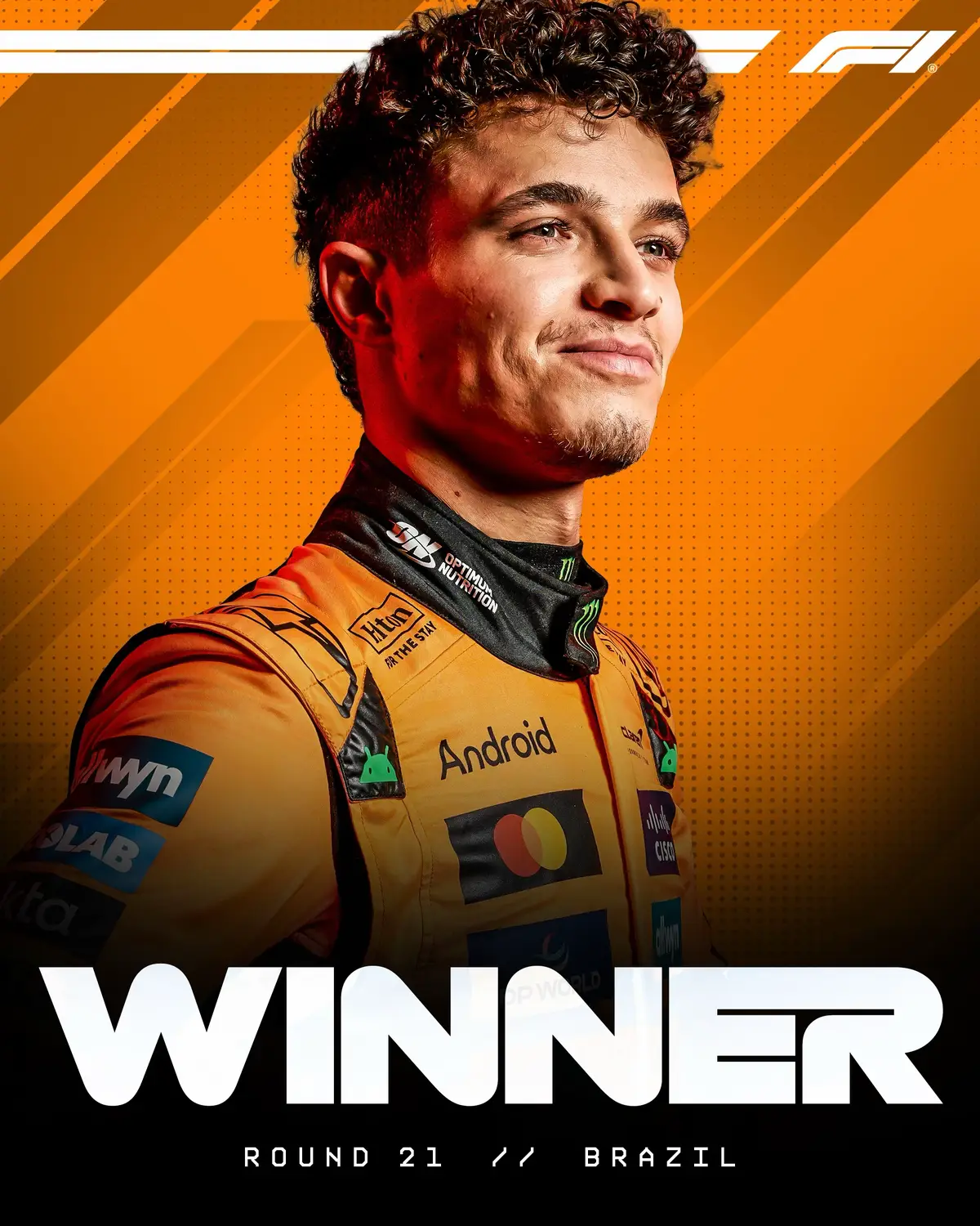 norris completes the perfect weekend, kimi gets his best race result and max converts pit lane to the podium 😱 #f1 #brazilgp #landonorris #kimiantonelli #maxverstappen 