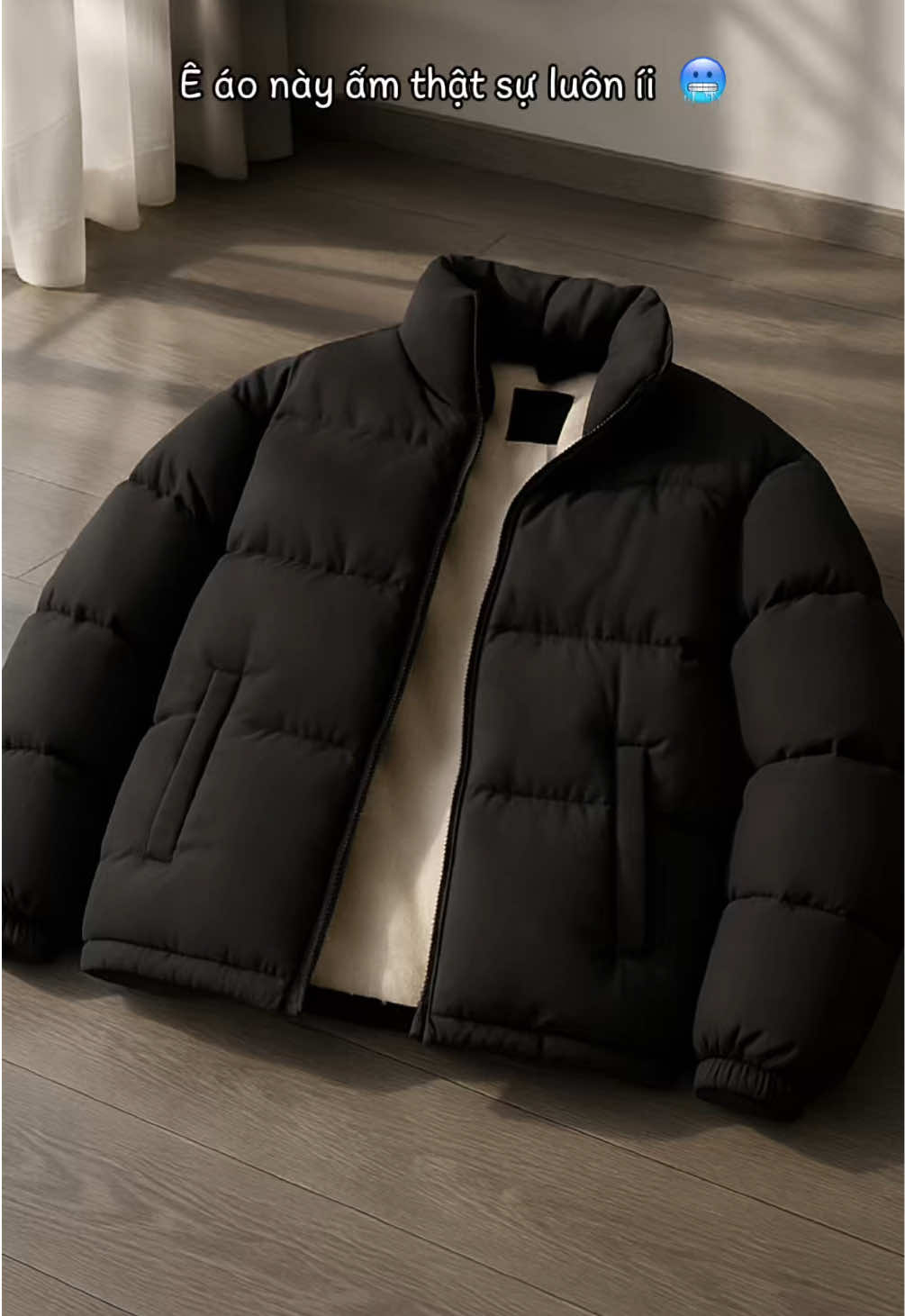 Áo Khoác Phao lót lông cừu cao cấp #aokhoac #aokhoacphao #xuhuong 